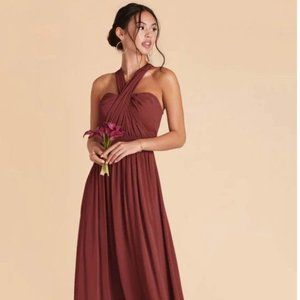 Grace Convertible Dress in Rosewood by Birdy Grey